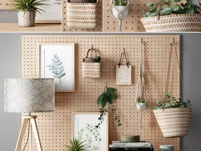 Maisons du Monde Decoration Set 3D model