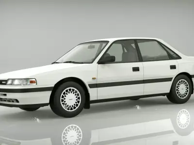 Mazda 626 Sedan 1990 3D model