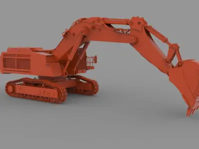 Excavator mod1 3D print model