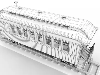 PRR Passenger Car  3D model