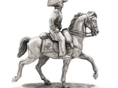 French Knight - 3D printable version included 3D model