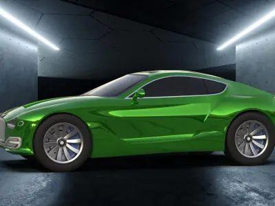 Bentley EXP 10 Speed 6 - 4K 3D model