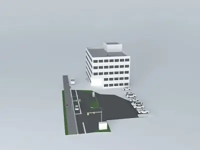 Home office building 3D model