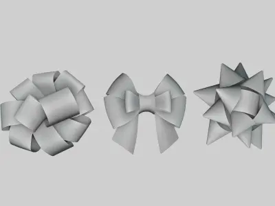 gift ribbon 3D model