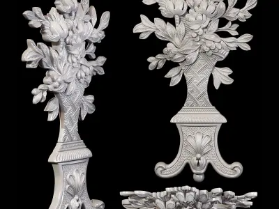 Classic carved 070 3D model