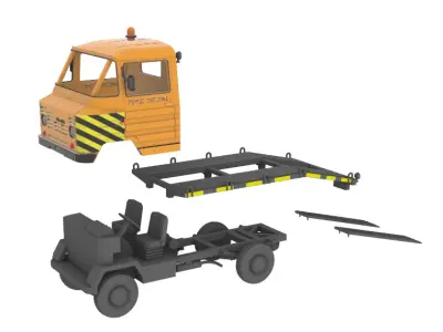 ZUK holownik 3D model