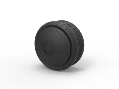  Double wheel 1 3D print model