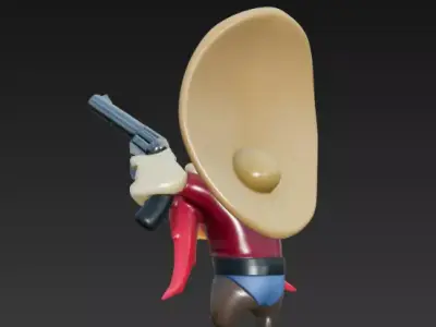 Yosemite Sam - Looney Tunes 3D print model