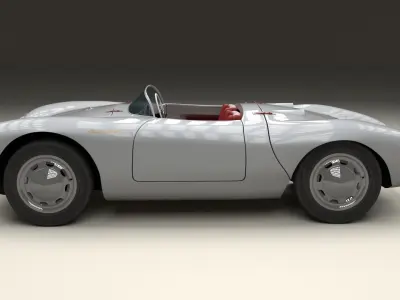Porsche 550 Spyder 3D model