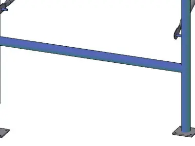 straddle scaffold 3D model