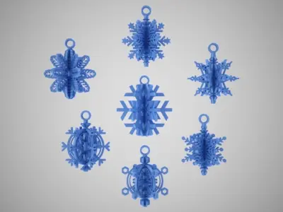 Christmas Ornaments 3D print model