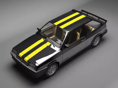 VAZ-2108 car 3D model