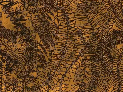  Botanical Frenzy Wallpaper Texture