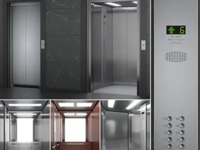 OTIS 2000 R Elevator 3D model