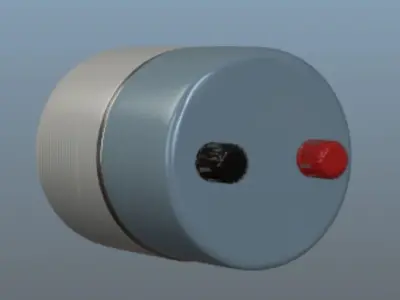 Fostex 925 Tweeter Free low-poly 3D model