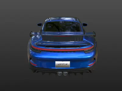 porsche 911 GT3 3D model purchase