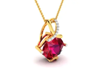 Women Pendant 3dm STL OBJ FBX Render Details 3D print model 15