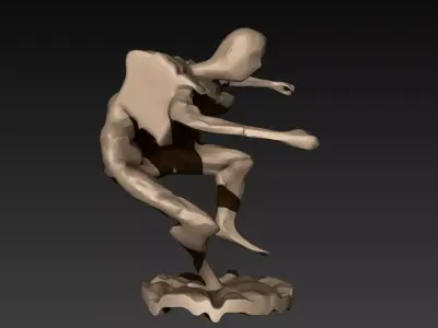 Stylized Action Figure 06 3D model