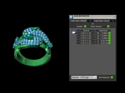 fish ring 3D print model