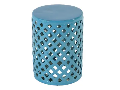 021 GARDEN STOOL  Low-poly 3D model