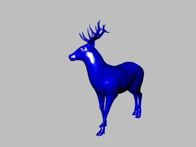 big size reindeer toy  stl verified 3D print model