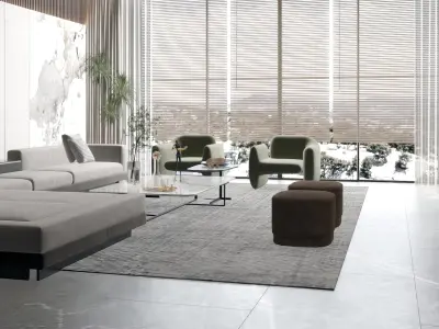 living Modern room 3D model