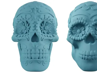 SUGAR SKULL BUNDLE PACK 3D print model