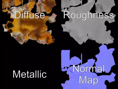 Stylish Meerkat model pack Low-poly 3D model