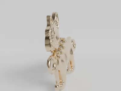 pulsera bulldog frances 3D print model