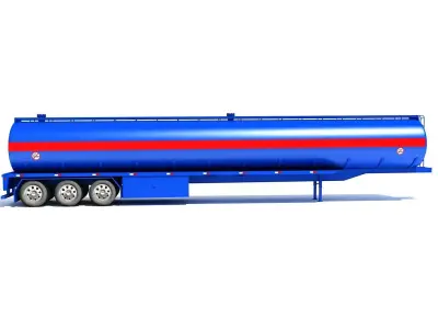 Tanker Trailer Models 3D model