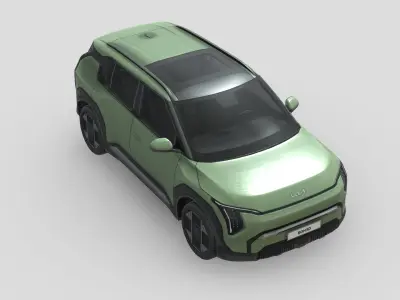 Kia EV3 2024 Low-poly 3D model