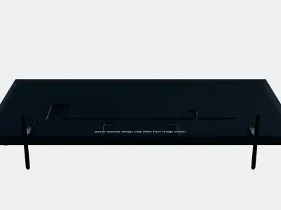 2024 98 DU9000 Crystal UHD 4K HDR Smart TV 3D model