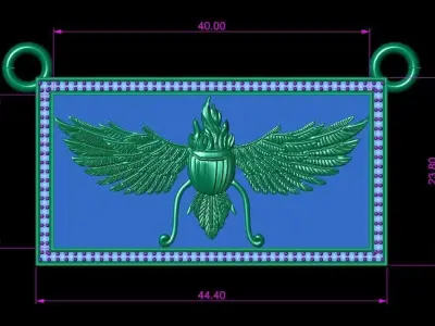 Zoroastrian Symbols 3D print model