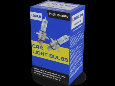 Car bulbs Car Bulbs Low-poly 3D model