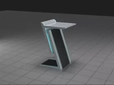 table scifi Free 3D model