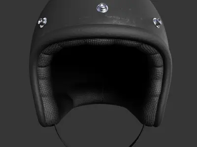 Biker helmet 3D model
