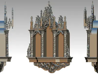 Catholic Altar V1 3D print model
