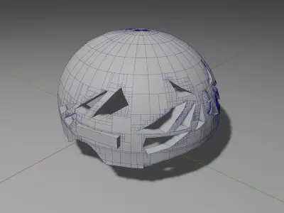 Climbing helmet 3D model