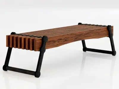 Restoration Hardware Kinetic Narrow Coffee Table 3D model