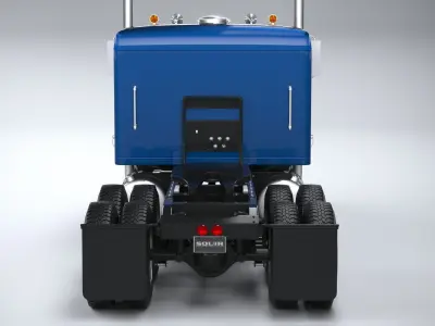 Generic American Truck USA 1980 3D model