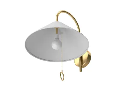 Wall Lamp Low-poly 3D model