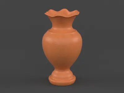 Clay Jug Set 3D model