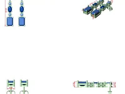 Diamond Drops  3D print model