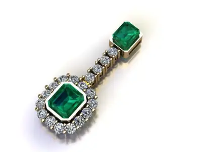 Earring E 03 3D print model