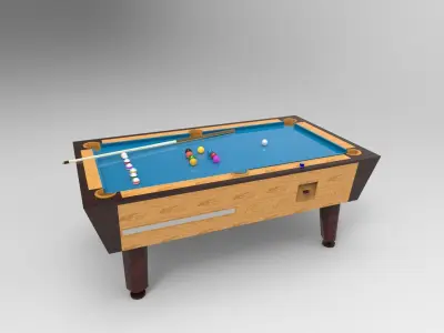 Billiard table 3D model
