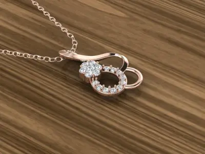 Jewelry Diamond Pendant 3D print model purchase