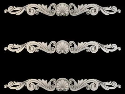  Decorative Ornaments - 04 3D model