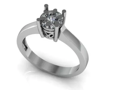 wadding ring 3D print model