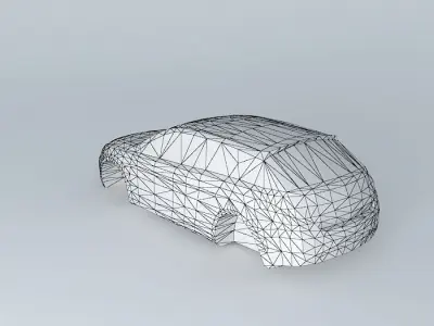 Hatchback Template Free 3D model