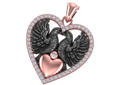 Love Pendant  3D print model